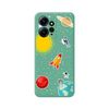 Funda Silicona Líquida Verde Xiaomi Redmi Note 12 4g Diseño Espacio Dibujos