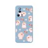 Funda Silicona Líquida Azul Xiaomi 13 Lite 5g Diseño Cerdos Dibujos