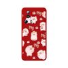 Funda Silicona Líquida Roja Xiaomi 13 Lite 5g Diseño Cerdos Dibujos