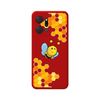 Funda Silicona Líquida Roja Huawei Honor X7a Diseño Abeja Dibujos