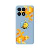 Funda Silicona Líquida Azul Huawei Honor X8a Diseño Abeja Dibujos