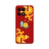 Funda Silicona Líquida Roja Huawei Honor X8a Diseño Abeja Dibujos