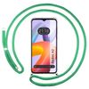 Funda Colgante Transparente Xiaomi Redmi A2 Con Cordon Verde Agua