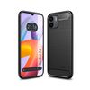 Funda Gel Tpu Tipo Carbon Negra Xiaomi Redmi A2