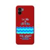 Funda Silicona Líquida Roja Xiaomi Redmi A2 Diseño Agua Dibujos