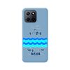 Funda Silicona Líquida Azul Para Huawei Honor 70 Lite 5g Diseño Agua Dibujos