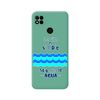 Funda Silicona Líquida Verde Para Xiaomi Redmi 10a Diseño Agua Dibujos