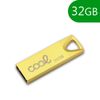 Pen Drive Usb X32 Gb 2.0 Cool Metal Key Dorado