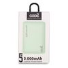 Bateria Externa Power Bank 5000 Mah Cool Leather Verde