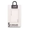 Bateria Externa Power Bank 5000 Mah Cool Leather Blanco