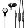 Auriculares 3,5 Mm Cool Metalizado Stereo Con Micro Negro