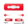 Pen Drive Usb X32 Gb Cool (3 En 1) Lightning / Tipo-c / Usb Rojo