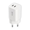 Cargador Red Universal Fast Charger (pd) Dual 2 X Tipo-c Cool (35w) Blanco