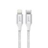 Cable Usb Cool Nylon Universal Tipo C A Lightning (1.2 Metros)