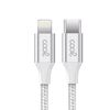 Cable Usb Cool Nylon Universal Tipo C A Lightning (1.2 Metros)