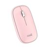 Ratón Inalámbrico Cool Slim Silencioso 2 En 1 (bluetooth + Adap. Usb) Rosa