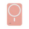 Bateria Externa Universal Magnética Power Bank Qi 5000 Mah Cool Rosa