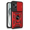 Carcasa Cool Para Iphone 15 Hard Ring Rojo