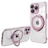 Carcasa Cool Para Iphone 15 Pro Magnética Ring Rosa