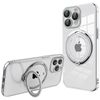 Carcasa Cool Para Iphone 15 Pro Magnética Ring Plata