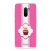 Funda Silicona Xiaomi Pocophone F1 - Becool Cupcake Rosa