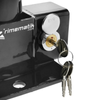 Primematik - Barrera De Aparcamiento Abatible Plegable Con Cerradura Tipo T Sb05800