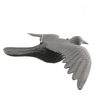 Primematik - Ahuyentador De Aves Tipo Estatua Cuervo Volador 58 X 42 Cm Ah03300