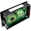 Bematik - Visor Lcd De 3 Dígitos Y Con Voltímetro 7.5-30 Vdc Para Panel Negro Ao08600