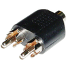 Bematik - Adaptador Audio Estéreo (jack-3.5mm-h / 2 X Rca-m) Ay03600