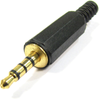 Bematik - Conector Jack De 3,5 Mm Stereo Macho De 4 Contactos Para Av Ay09200