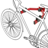 Primematik - Gancho De Pared Para Colgar La Bicicleta Del Chasis En Horizontal Bk05700