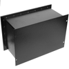 Primematik - Caja Fuerte De Seguridad Empotrada De Acero Con Llaves 26x15x18cm Negra By07000