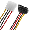 Bematik - Cable Alimentación Molex 4p-m (5.25) A 15p-h (sata-acodado) Ca02100