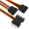 Bematik - Cable Alimentación Sata 15p-m+molex A 2 X Sata 15p-h Ca09700