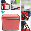 Citybag - Bolsa Isotérmica 44 X 39 X 34 Cm Roja Para Comidas Al Aire Libre Y Entrega De Pedidos Delivery De Comida En Moto O Bici Cb03100