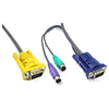 Bematik - Cable Especial 3 En 1 Vga/ps2 3m (hd15m/hd15m+md6m+md6m) Cc05200