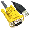 Bematik - Cable Especial 2 En 1 Vga/usb 5m (hd15m/hd15m+am) Cc07300