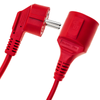 Bematik - Prolongador De Cable Eléctrico Schuko Macho A Hembra De 2 M Rojo Cg01100