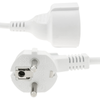 Bematik - Prolongador De Cable Eléctrico Schuko Macho A Hembra De 2 M Blanco Ch00100