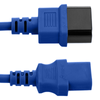 Bematik - Cable Eléctrico De Alimentación Iec60320 C13 A C14 De Color Azul De 3m Ch04700