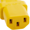 Bematik - Cable Eléctrico De Alimentación Iec60320 C13 A C14 De Color Amarillo De 3m Ch04900