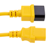 Bematik - Cable Eléctrico De Alimentación Iec60320 C13 A C14 De Color Amarillo De 3m Ch04900