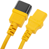 Bematik - Cable Eléctrico De Alimentación Iec60320 C13 A C14 De Color Amarillo De 3m Ch04900