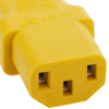 Bematik - Cable Eléctrico De Alimentación Iec60320 C13 A Schuko Macho Acodado De Color Amarillo 1.8m Ch05800