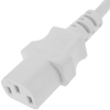 Bematik - Cable De Alimentación Iec-60320 Blanco C13-c14 1.8 M Ch08400