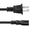 Bematik - Cable Eléctrico Us Nema-1-15p A Iec-60320-c7 De 1.8m Negro Cl04300