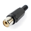 Bematik - Conector Rca Hembra De Color Negro Cm01800