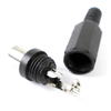 Bematik - Conector Rca Hembra De Color Negro Cm01800