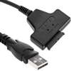Bematik - Cable Slimline Sata A Usb 2.0 Con Datos Y Alimentación Dl03300
