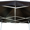 Primematik - Carpa Plegable 300x300cm Tienda Negra Con Telas Laterales Ds03200